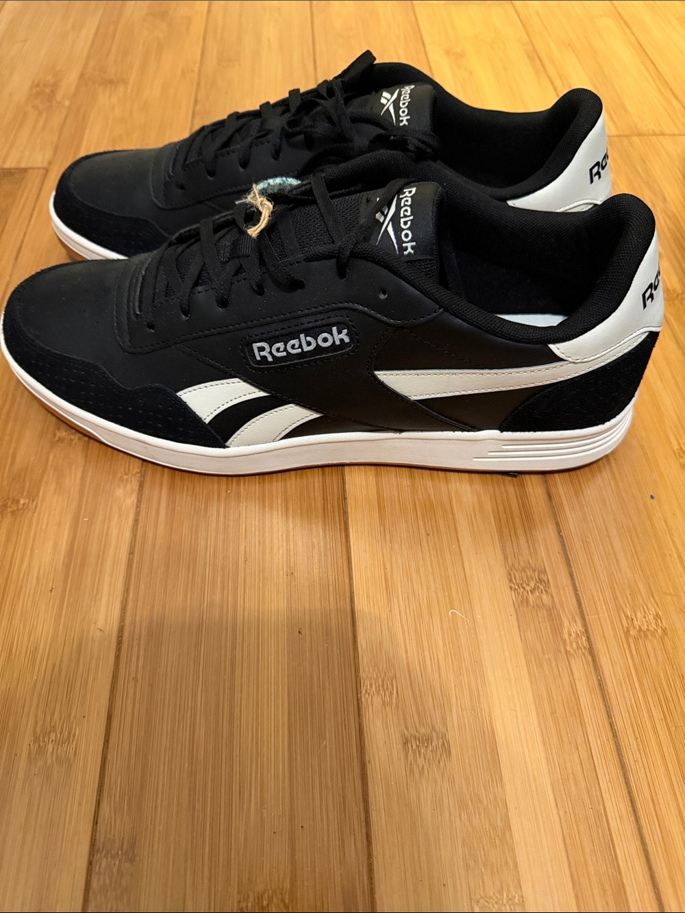Reebok Court Advance Black & White Sneakers